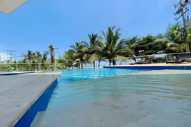 2 quartos Morros. Vista e acesso à praia
