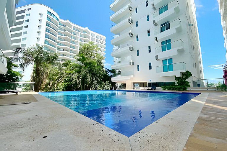 Apartamento de 2 quartos no Morros com saída para a praia