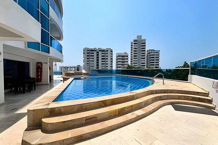 Apartamento 2 Quartos Laguito Vista para o Mar