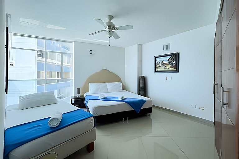 Apartamento 2 Quartos Laguito Vista para o Mar
