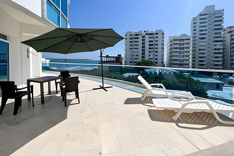 Apartamento 2 Quartos Laguito Vista para o Mar