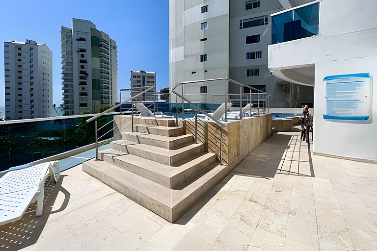 Apartamento 2 Quartos Laguito Vista para o Mar