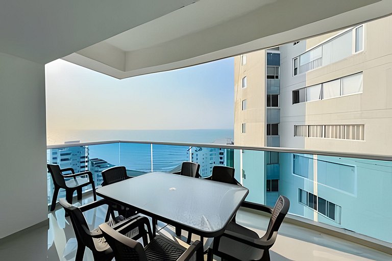 Apartamento 2 Quartos Laguito Vista para o Mar