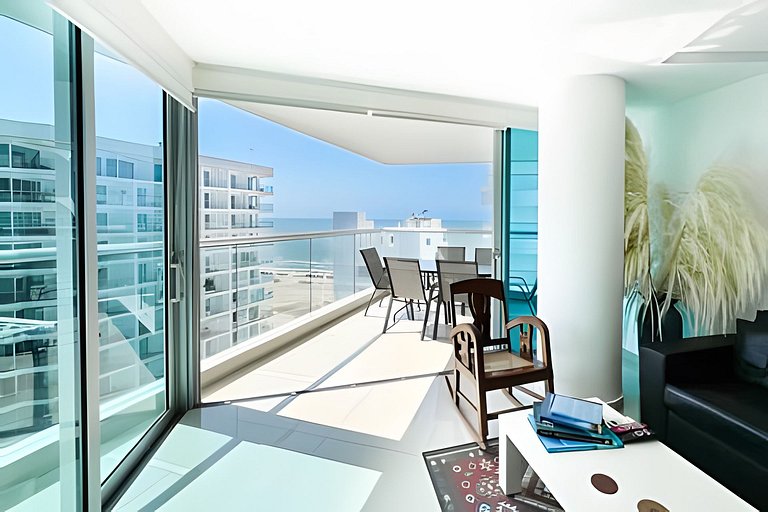 Apartamento com 2 quartos nos Morros, vista para o mar