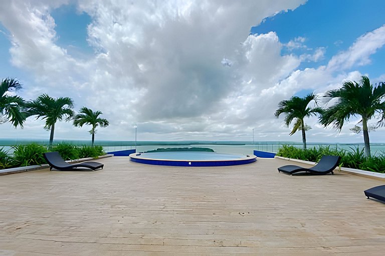 Apartamento com 2 quartos nos Morros, vista para o mar