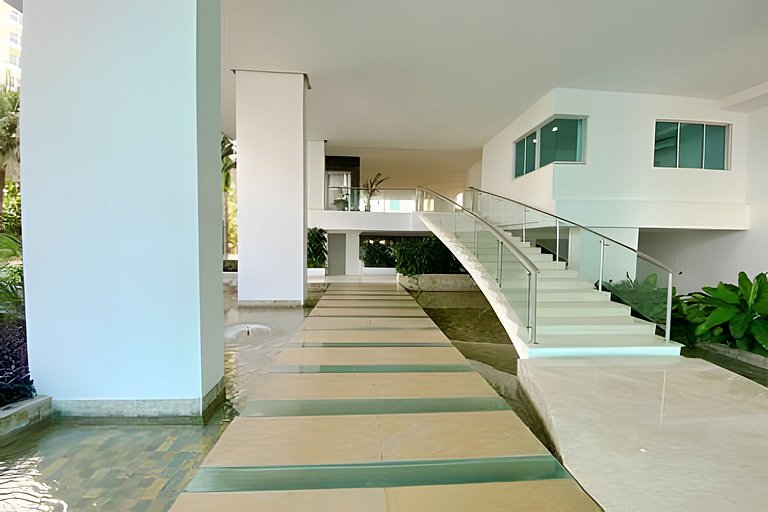 Apartamento com 2 quartos nos Morros, vista para o mar