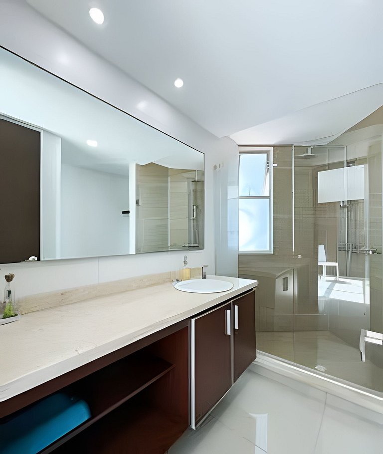 Apartamento com 2 quartos nos Morros, vista para o mar