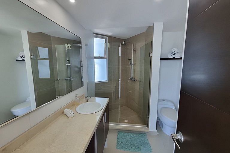 Apartamento com 2 quartos nos Morros, vista para o mar