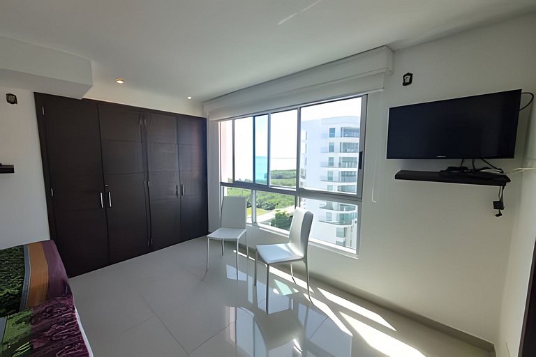Apartamento com 2 quartos nos Morros, vista para o mar