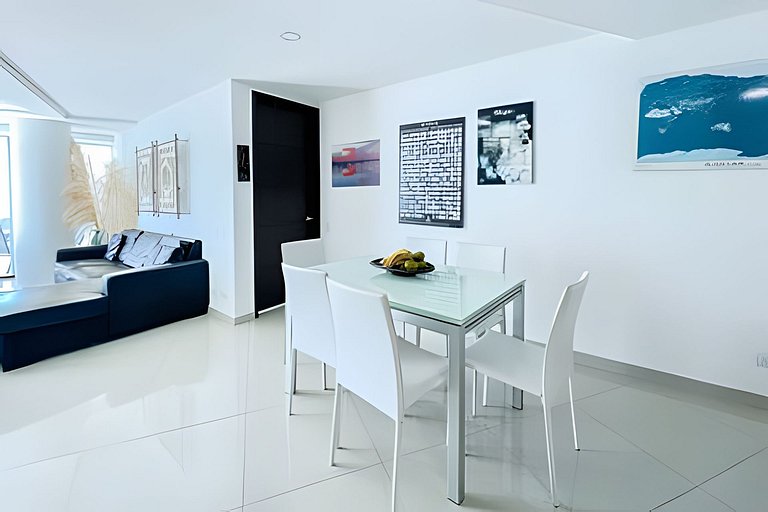 Apartamento com 2 quartos nos Morros, vista para o mar