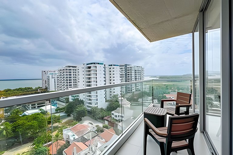 Apartamento de 2 quartos Morros Vistas. Piscina