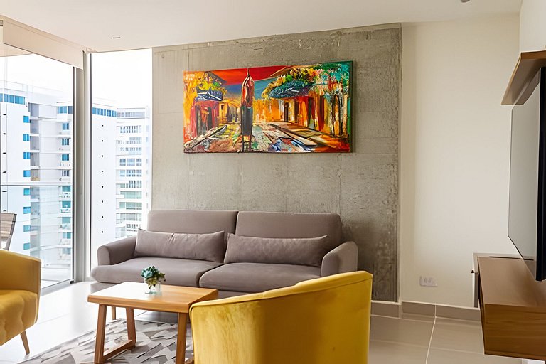 Apartamento de 2 quartos Morros Vistas. Piscina