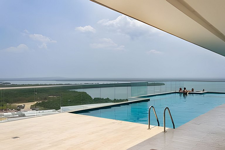 Apartamento de 2 quartos Morros Vistas. Piscina