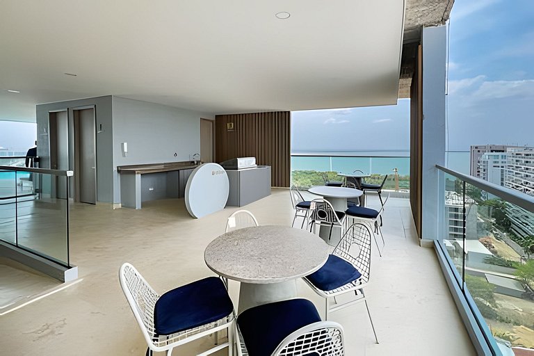 Apartamento de 2 quartos Morros Vistas. Piscina