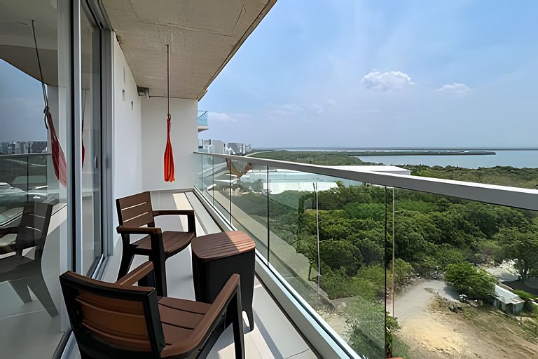 Apartamento de 2 quartos Morros Vistas. Piscina