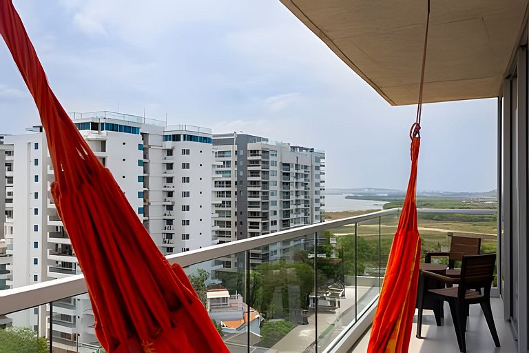 Apartamento de 2 quartos Morros Vistas. Piscina