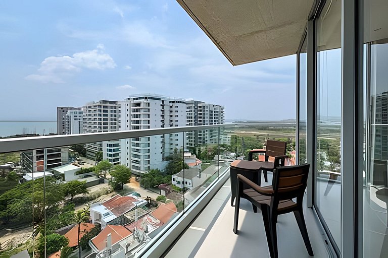 Apartamento de 2 quartos Morros Vistas. Piscina