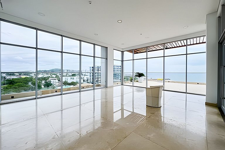 Apartamento com 3 quartos na Zona Norte. Vista para o mar