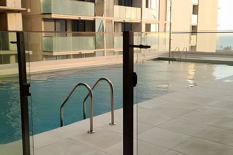 Loft Pozos Colorados. Vista Mar Piscina y Gym