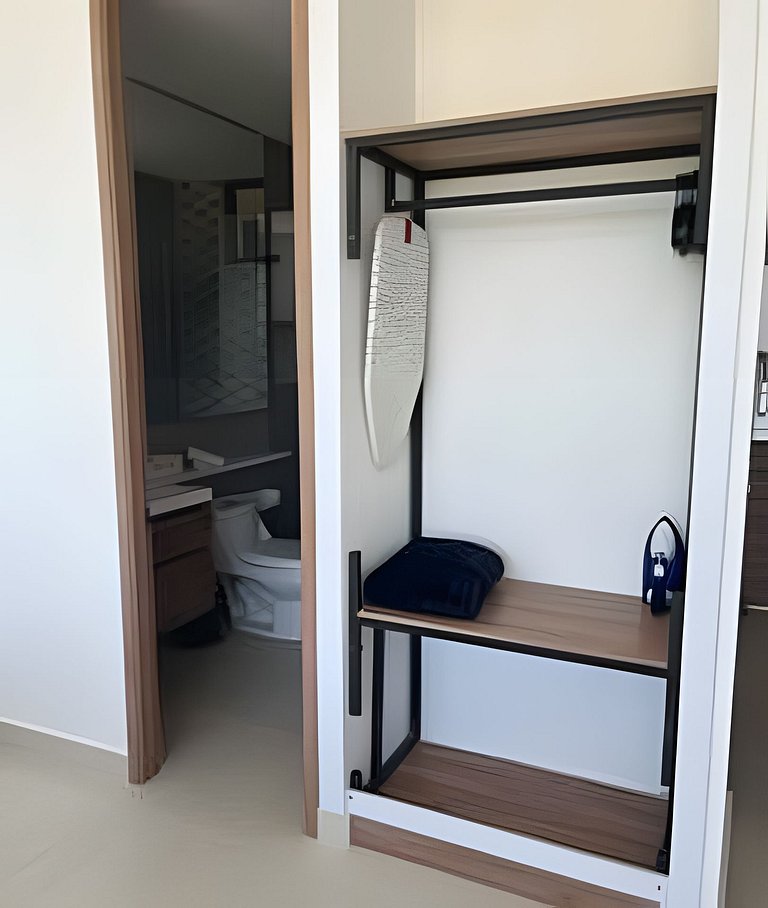 Loft Pozos Colorados. Vista para o mar, piscina e academia