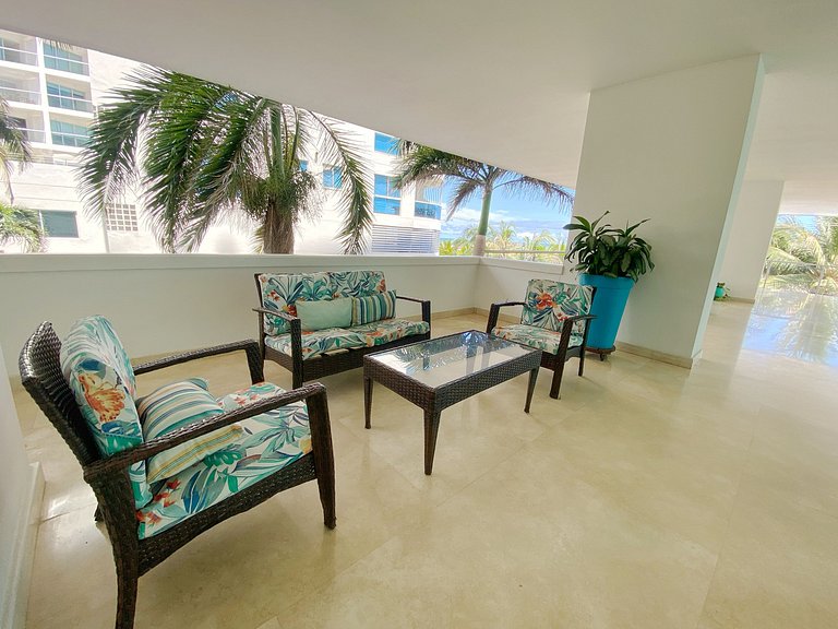Apartamento de 1 quarto em Morros. Vista para o mar e acesso