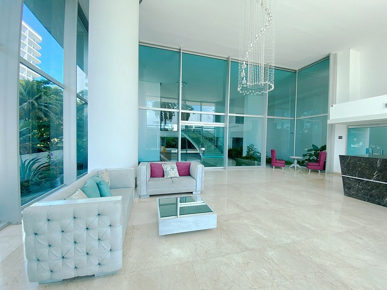 Apartamento de 1 quarto em Morros. Vista para o mar e acesso