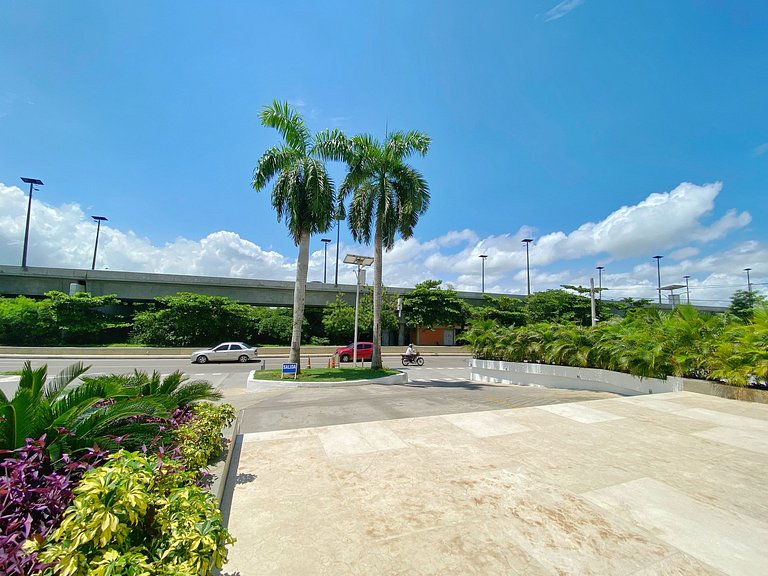 Apartamento de 1 quarto em Morros. Vista para o mar e acesso
