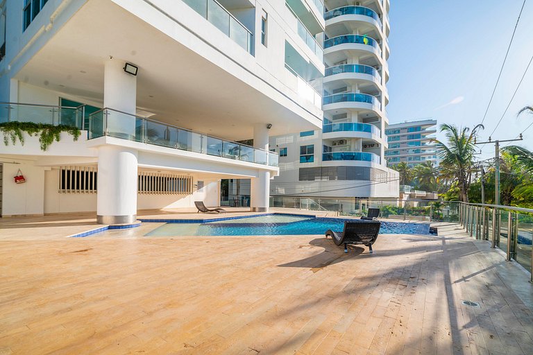 Apartamento de 1 quarto em Morros. Vista para o mar e acesso