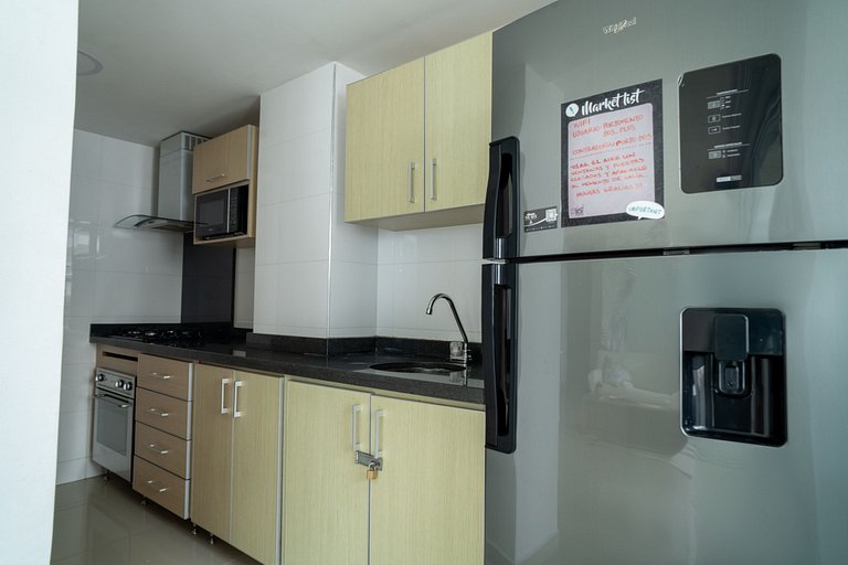 Apartamento de 1 quarto em Morros. Vista para o mar e acesso