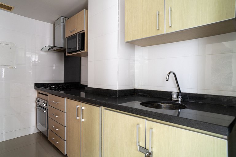 Apartamento de 1 quarto em Morros. Vista para o mar e acesso