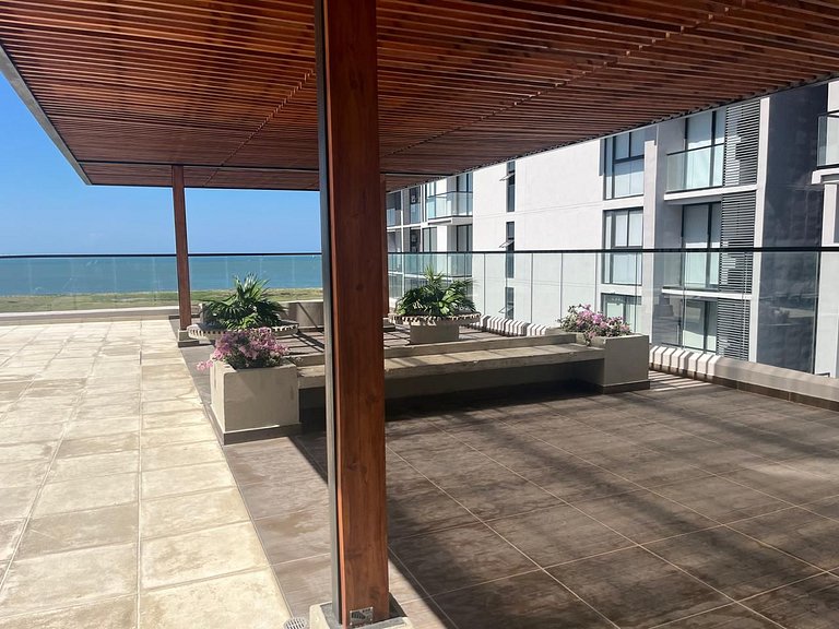Pozos Colorados Loft. Ocean View, Pool, and Gym