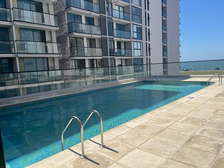 Pozos Colorados Loft. Ocean View, Pool, and Gym