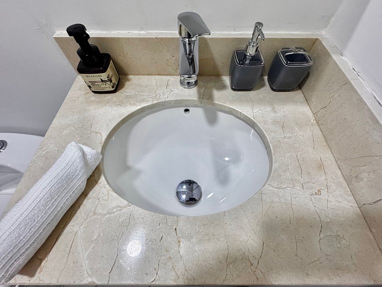 Apartamento de 1 quarto em Bocagrande com vista panorâmica p