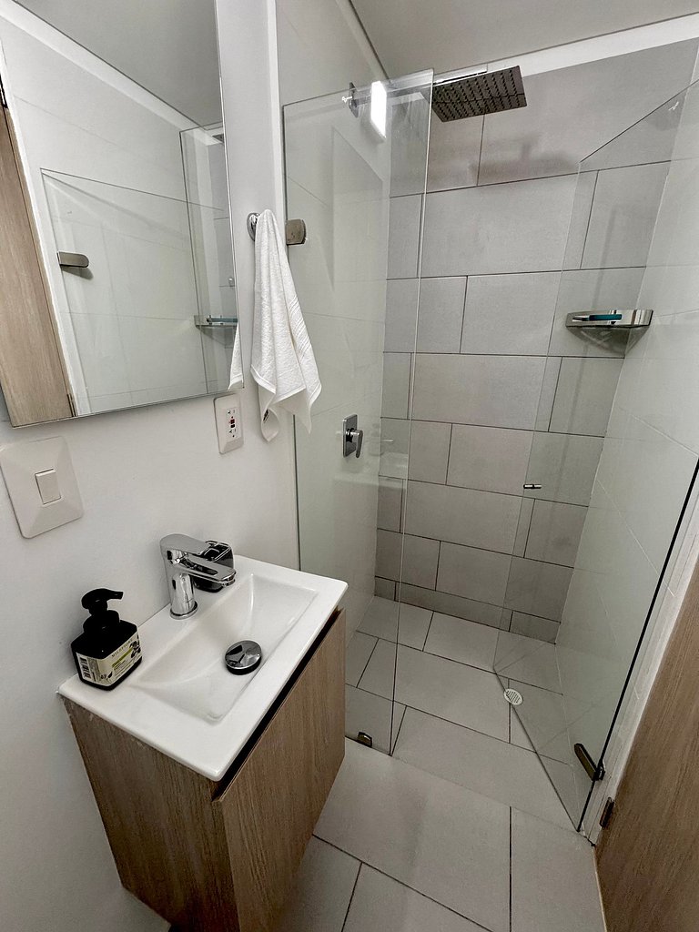 Apartamento de 1 quarto em Bocagrande com vista panorâmica p