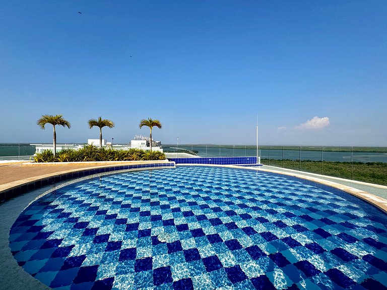 3 Bedrooms Morros. Terrace and beach exit