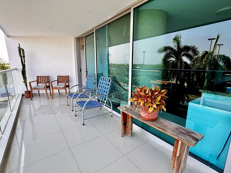 3 Bedrooms Morros. Terrace and beach exit