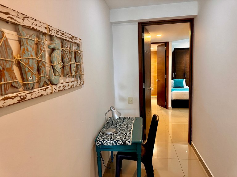 3 Bedrooms Morros. Terrace and beach exit