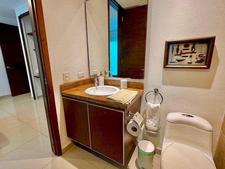 3 Bedrooms Morros. Terrace and beach exit