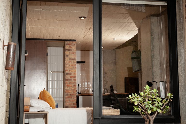 Loft moderno com terraço e cozinha. Centro de Bogotá
