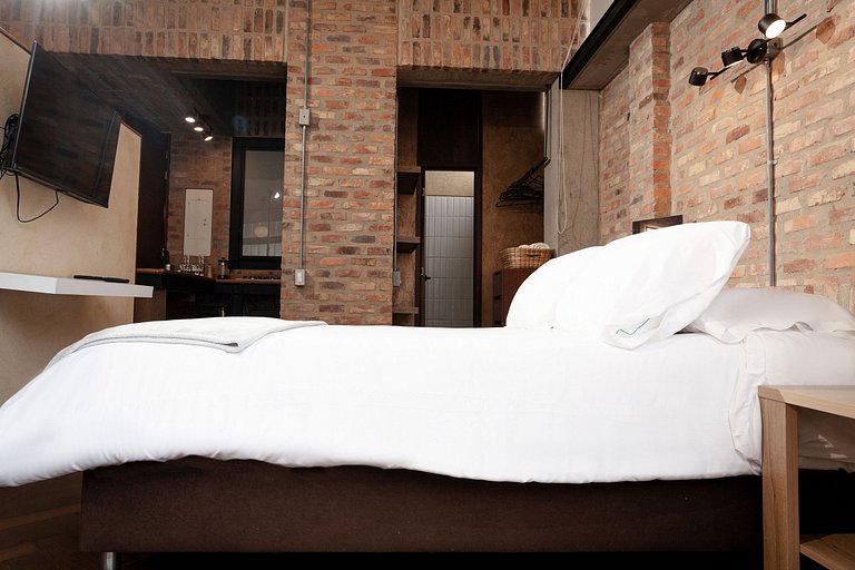 Loft espaçoso com terraço e cozinha. Centro de Bogotá