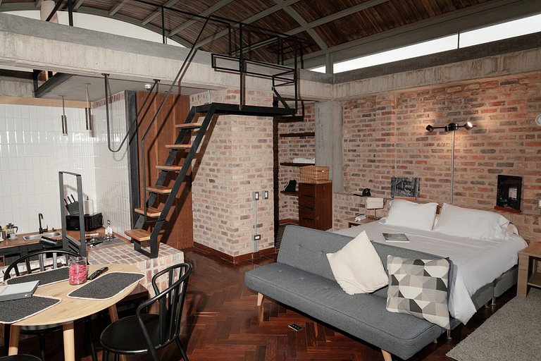 Cobertura com terraço e cozinha no centro de Bogotá