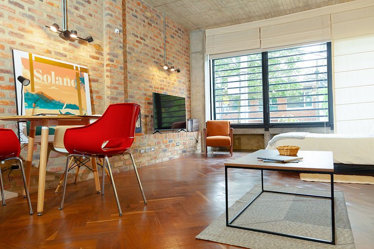 Modern Loft, exterior and kitchen. Bogota Center