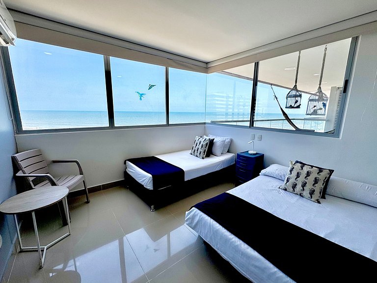 Apartamento com 3 quartos na Zona Norte. Vista para o mar