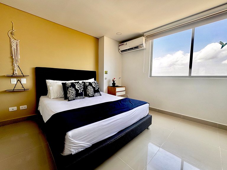 Apartamento com 3 quartos na Zona Norte. Vista para o mar