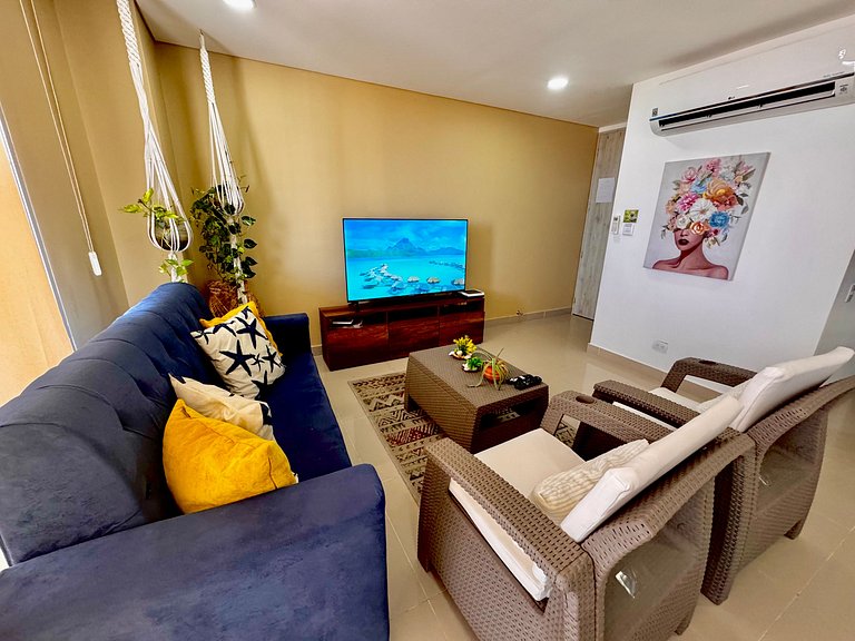 Apartamento com 3 quartos na Zona Norte. Vista para o mar
