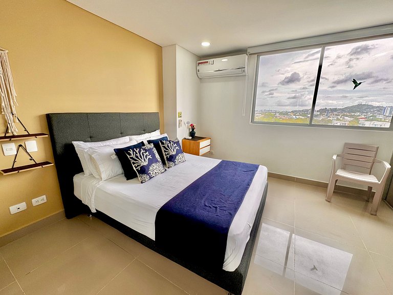 Apartamento com 3 quartos na Zona Norte. Vista para o mar