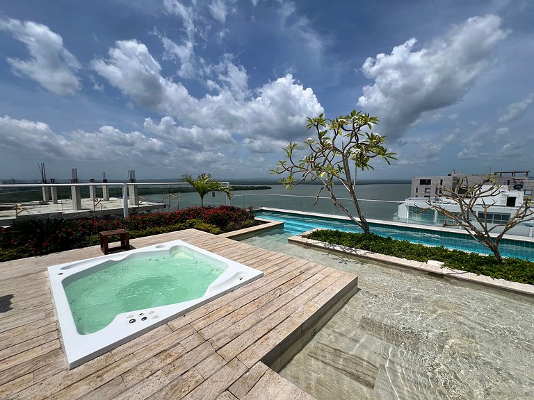 2 Dormitorios junto al mar. Jacuzzi Privado