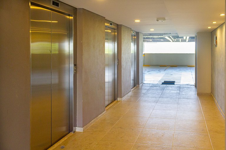 2 quartos à beira-mar com hidromassagem privativa