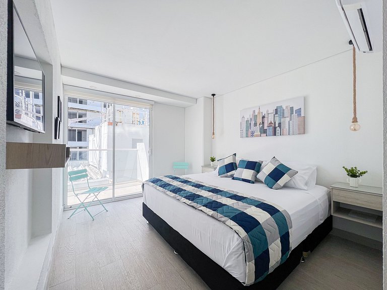 Apartamento 2 Dormitorios. Jacuzzi y Vista Mar