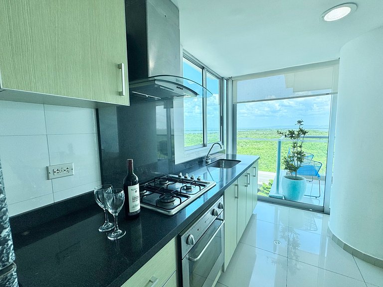 3+1 bedrooms Morros. Beach views and access